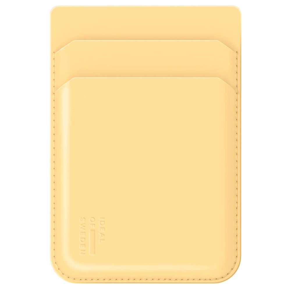 iDeal Of Sweden Magnetisk Kortholder - MagSafe-Kompatibel - Soft Lemon