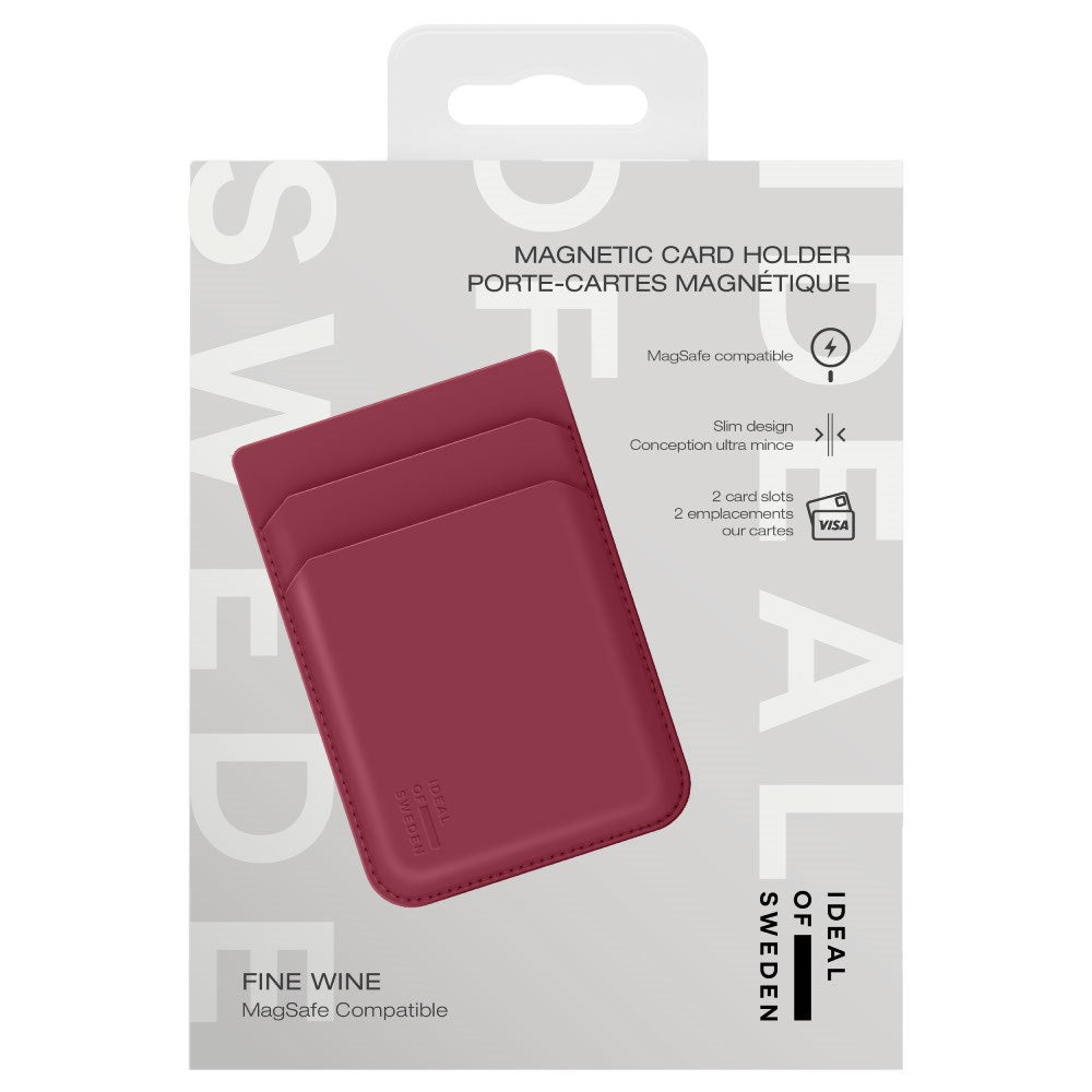 iDeal Of Sweden Magnetisk Kortholder - MagSafe-Kompatibel - Fine Wine