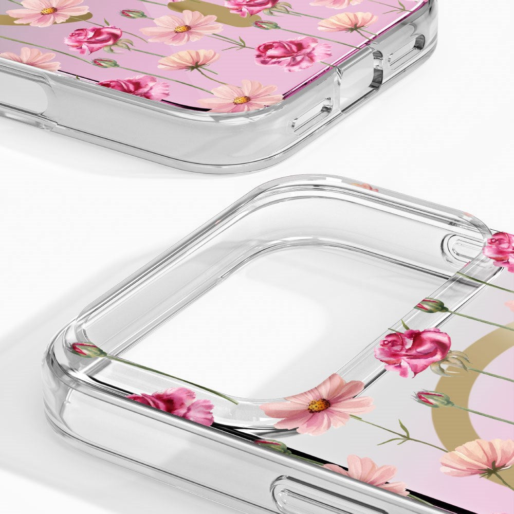 iPhone 18 Pro Max / 17 Pro Max iDeal Of Sweden Mirror Deksel - MagSafe Kompatibel - Rose Blush Floral