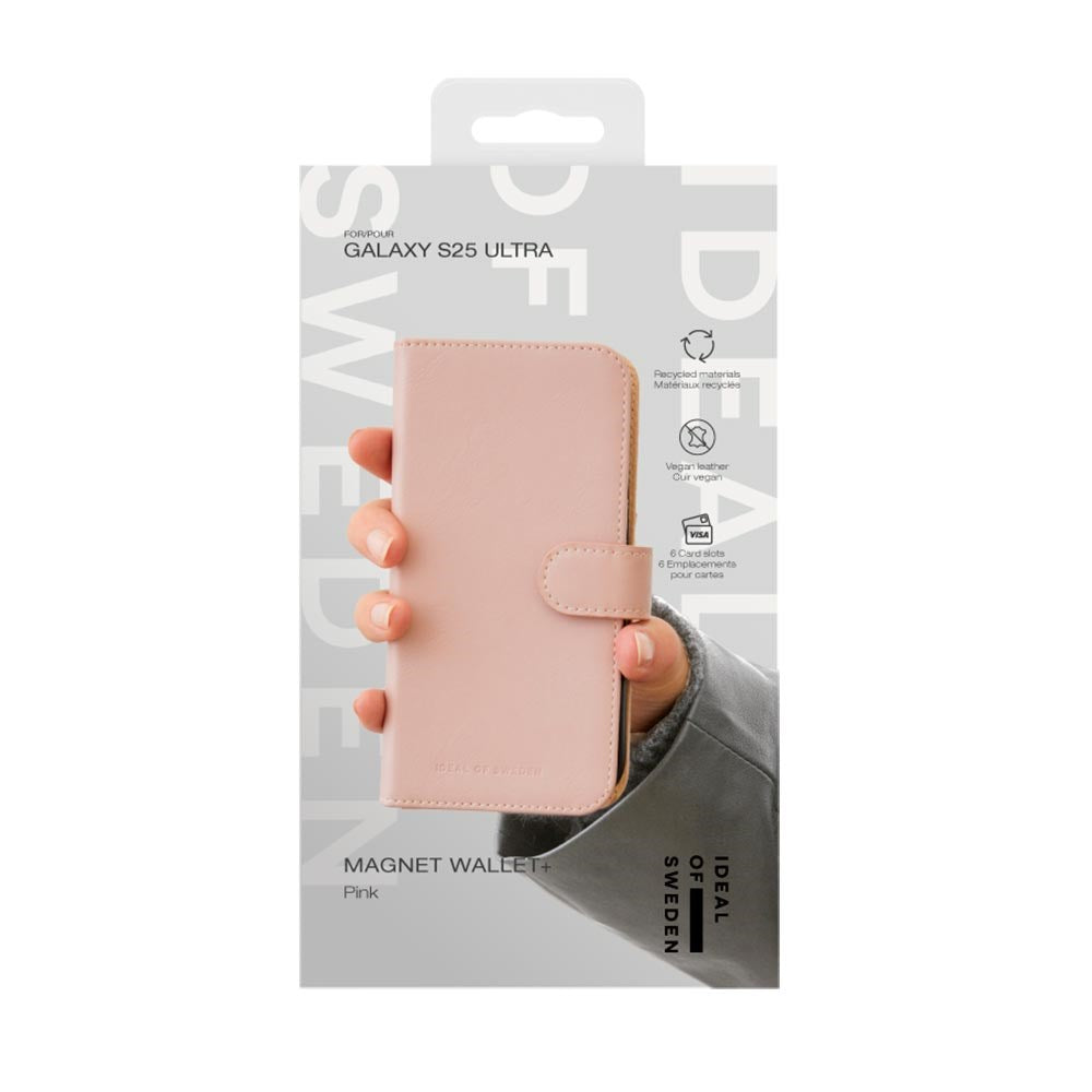 iDeal Of Sweden Samsung Galaxy S25 Ultra Magnet Wallet+ Deksel - Pink