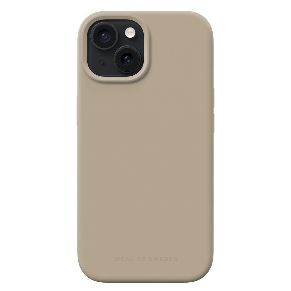 iDeal Of Sweden iPhone 17e / 16e / 15 / 14 / 13 Silicone Deksel - MagSafe Kompatibel - Beige