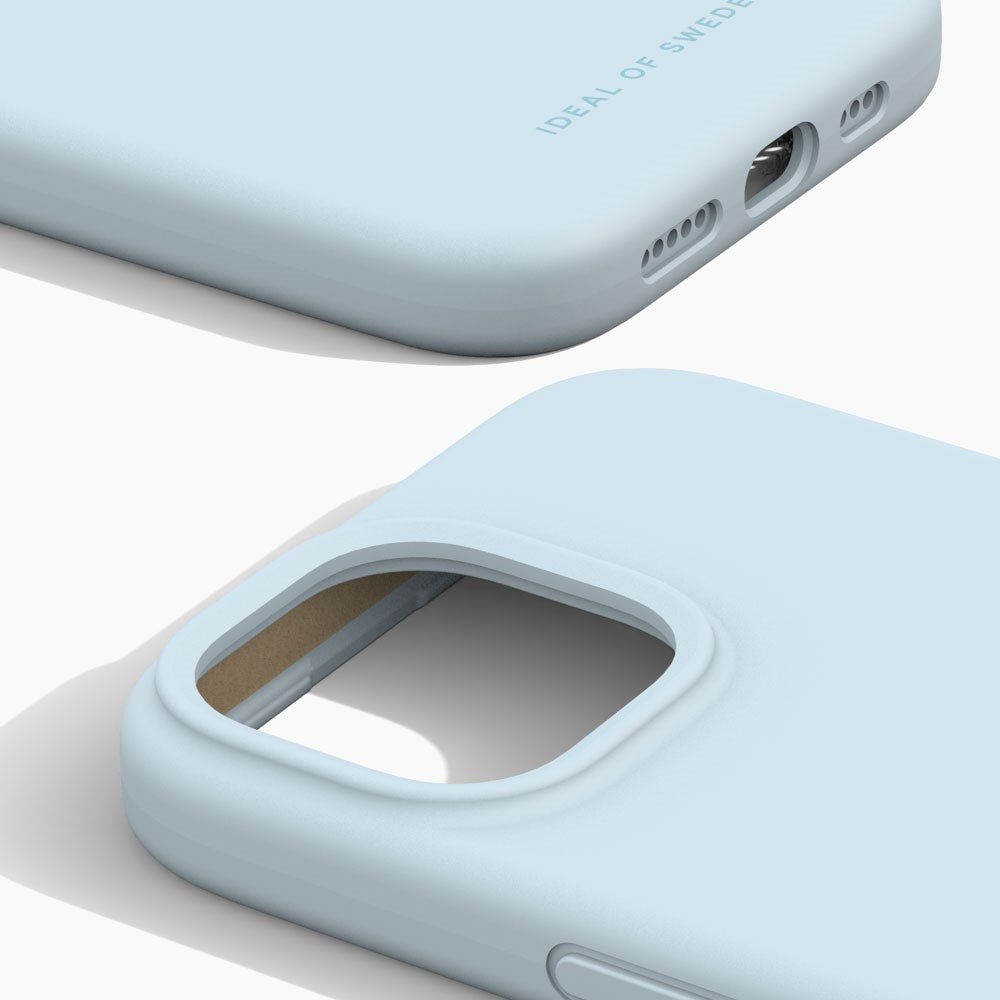 iDeal Of Sweden iPhone 17e / 16e / 15 / 14 / 13 Silicone Deksel - MagSafe Kompatibel - Light Blue