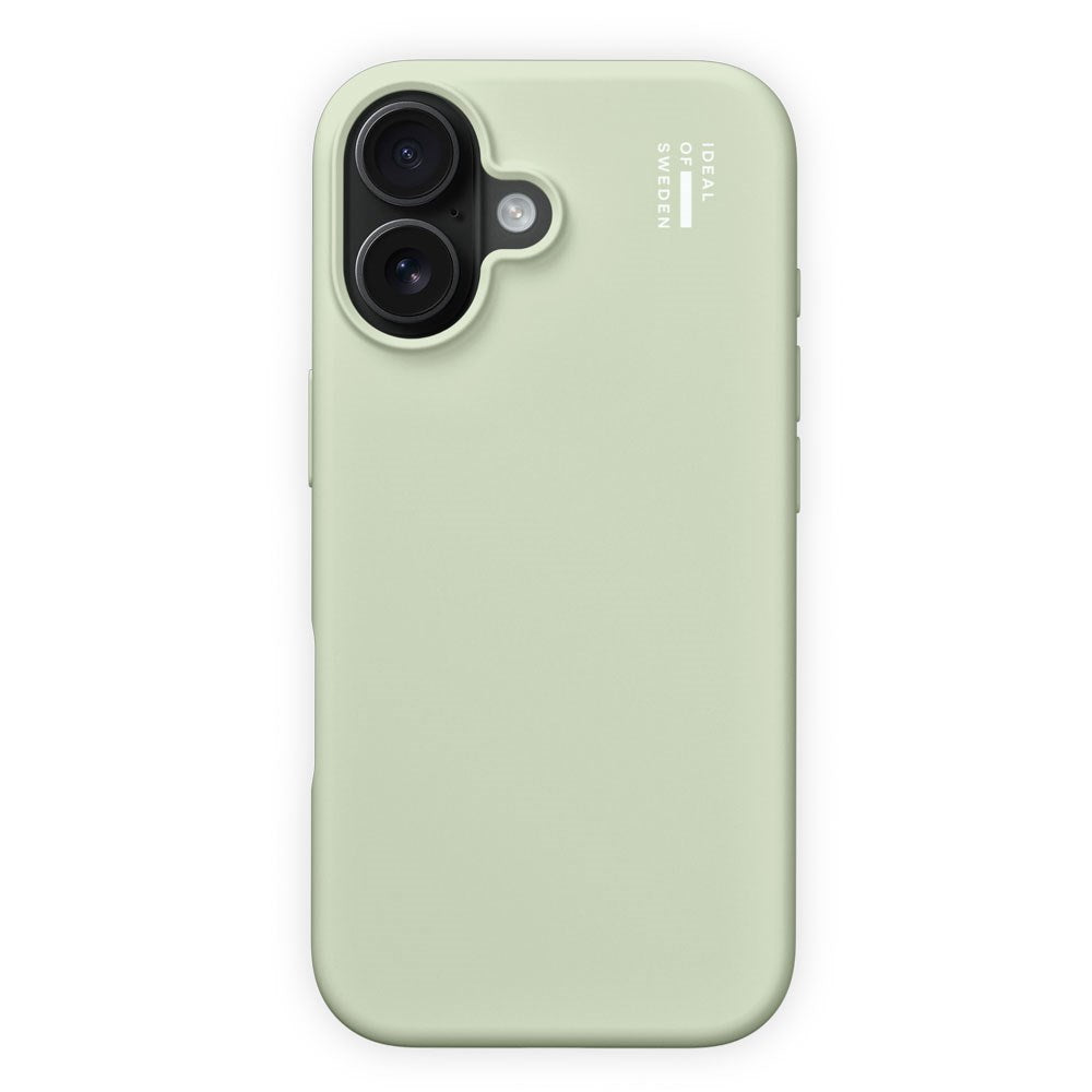 iPhone 16 iDeal Of Sweden Silicone Deksel - MagSafe Kompatibel - Sage Green