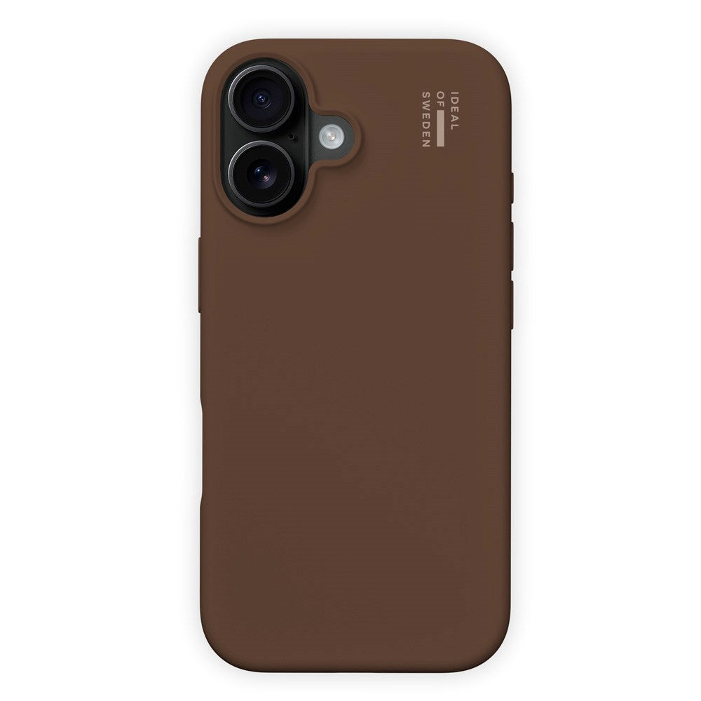 iDeal Of Sweden iPhone 16 Silicone Deksel - MagSafe Kompatibel - Mocha Mousse