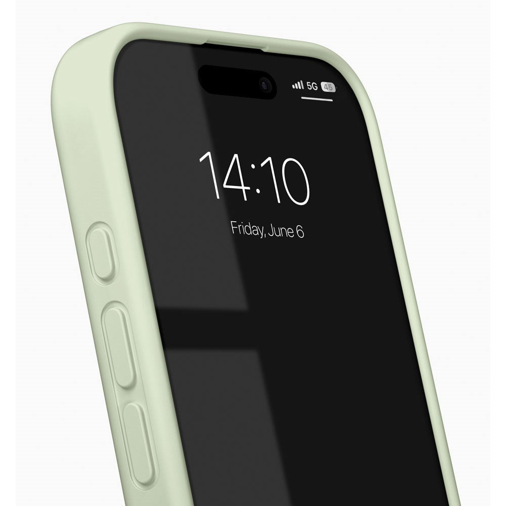 iPhone 17 iDeal Of Sweden Silicone Deksel - MagSafe Kompatibel - Sage Green