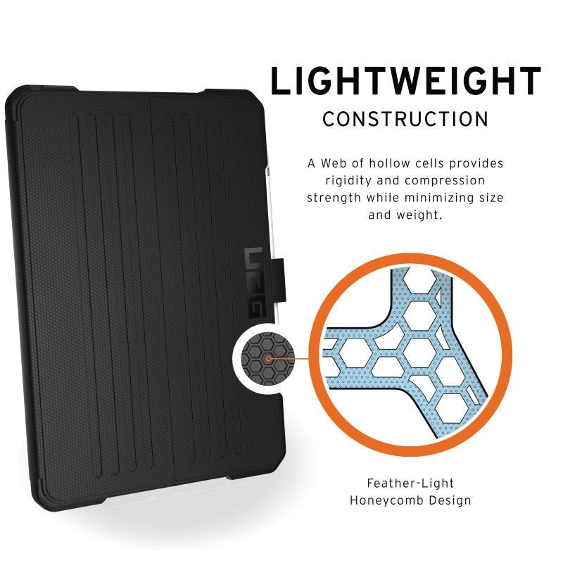 iPad 10.2" (2021 / 2020 / 2019) Metropolis Deksel - Svart