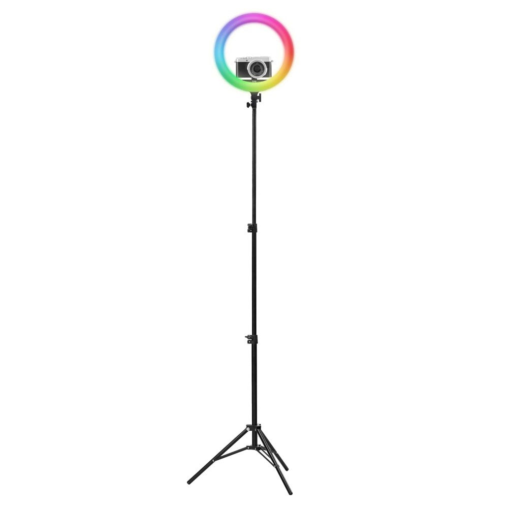 T'NB Influence Pro 14" RGBWW LED Ring Light med Justerbart Stativ og Oppbevaringsveske - Svart