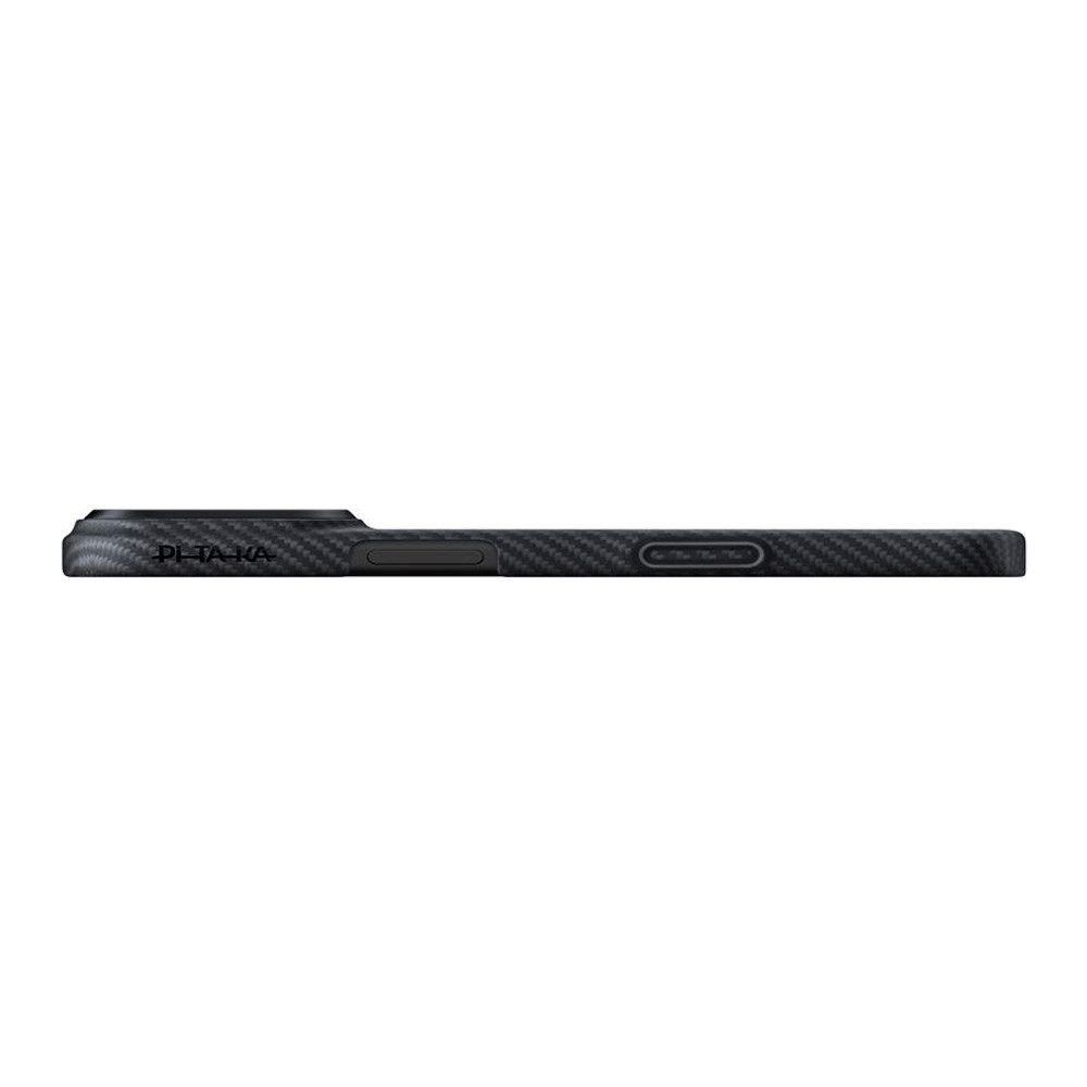 iPhone 17 Pro Max PITAKA Ultra Slim Deksel - MagSafe Kompatibel - Black / Grey