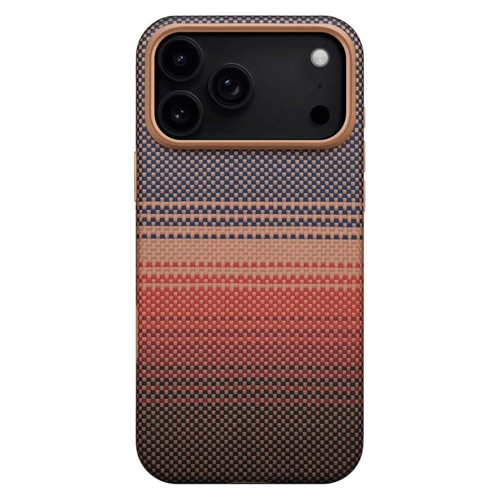 iPhone 17 Pro PITAKA Aramid UltraGuard Deksel - MagSafe Kompatibel - Sunset