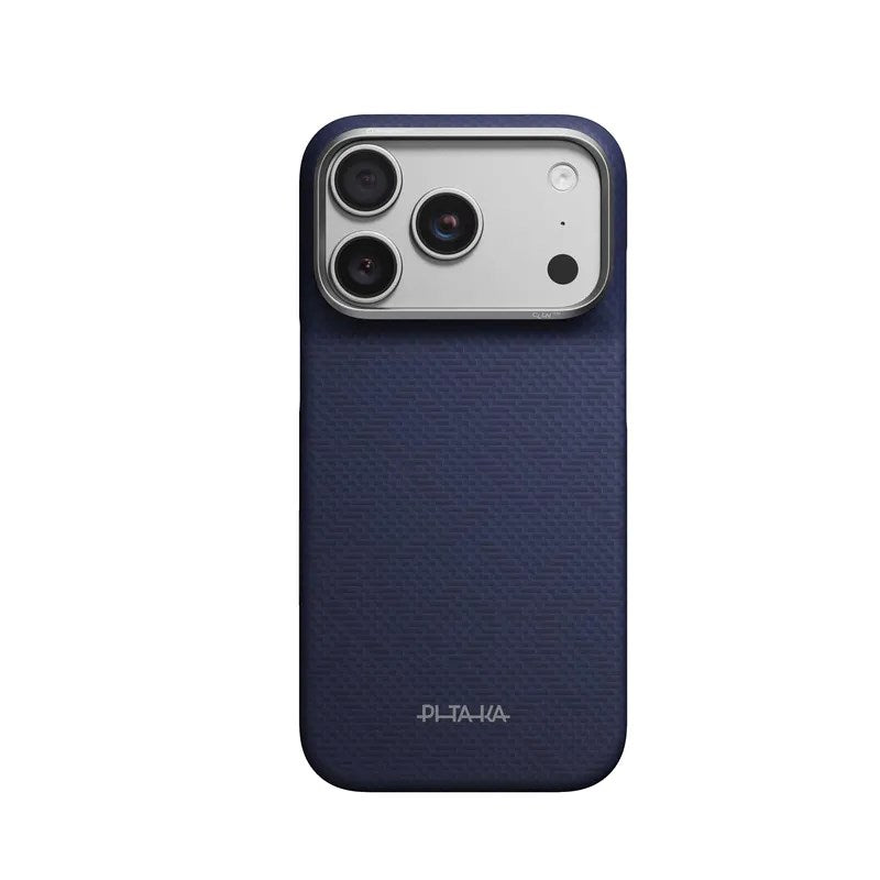 iPhone 18 Pro Max / 17 Pro Max Pitaka Edge Deksel - MagSafe Kompatibel - Sapphire Blue