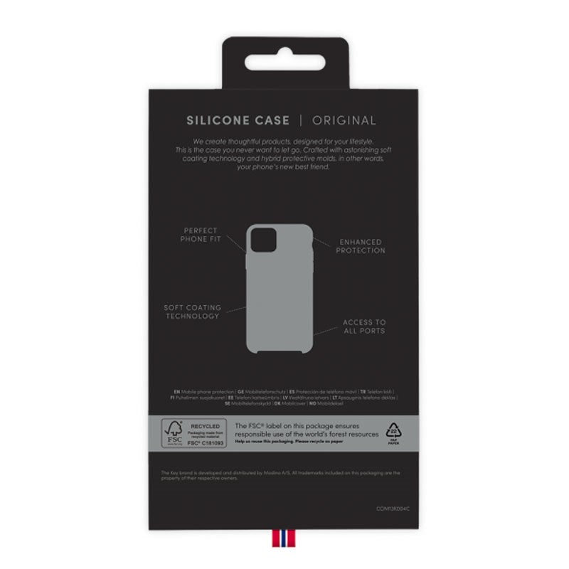Samsung Galaxy S23+ (Plus) Key Silikon Bakdeksel - Antibakteriell - Svart