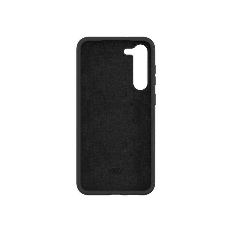 Samsung Galaxy S23+ (Plus) Key Silikon Bakdeksel - Antibakteriell - Svart