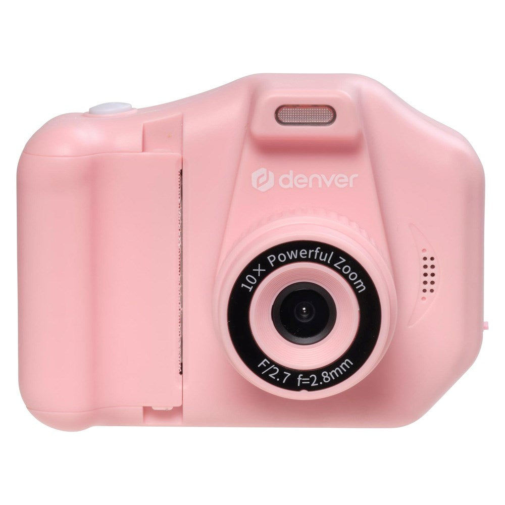 Denver KPC-1370 Digitalkamera for Barn med Termisk Skriver - inkl. MicroSD-kort & Skriverpapir - Rosa