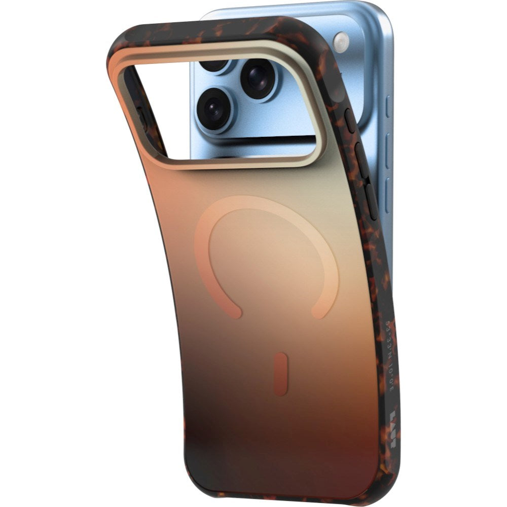 iPhone 18 Pro Max / 17 Pro Max LAUT HUEX WAVE Deksel - MagSafe Kompatibel - Sunset Gold