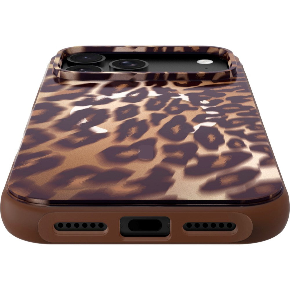 iPhone 18 Pro Max / 17 Pro Max LAUT HUEX WAVE Deksel - MagSafe Kompatibel - Mocha Leopard