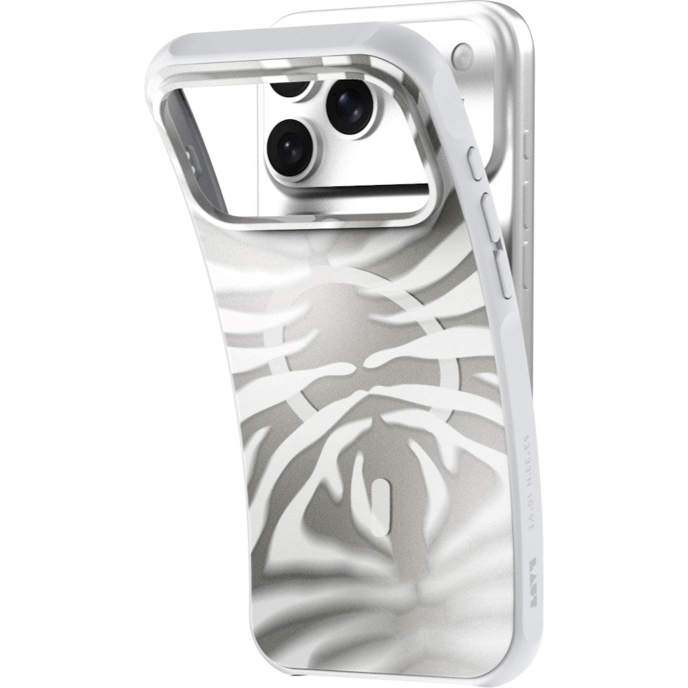 iPhone 18 Pro Max / 17 Pro Max LAUT HUEX WAVE Deksel - MagSafe Kompatibel - Pearl Zebra