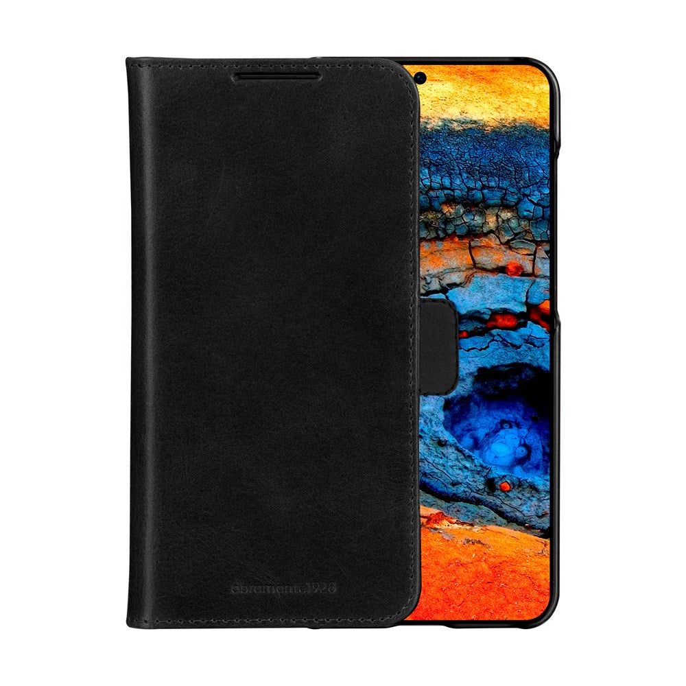 Samsung Galaxy S25+ (Plus) - dbramante1928 Lynge Ekte Skinn 2-i-1 Flip Deksel - Black