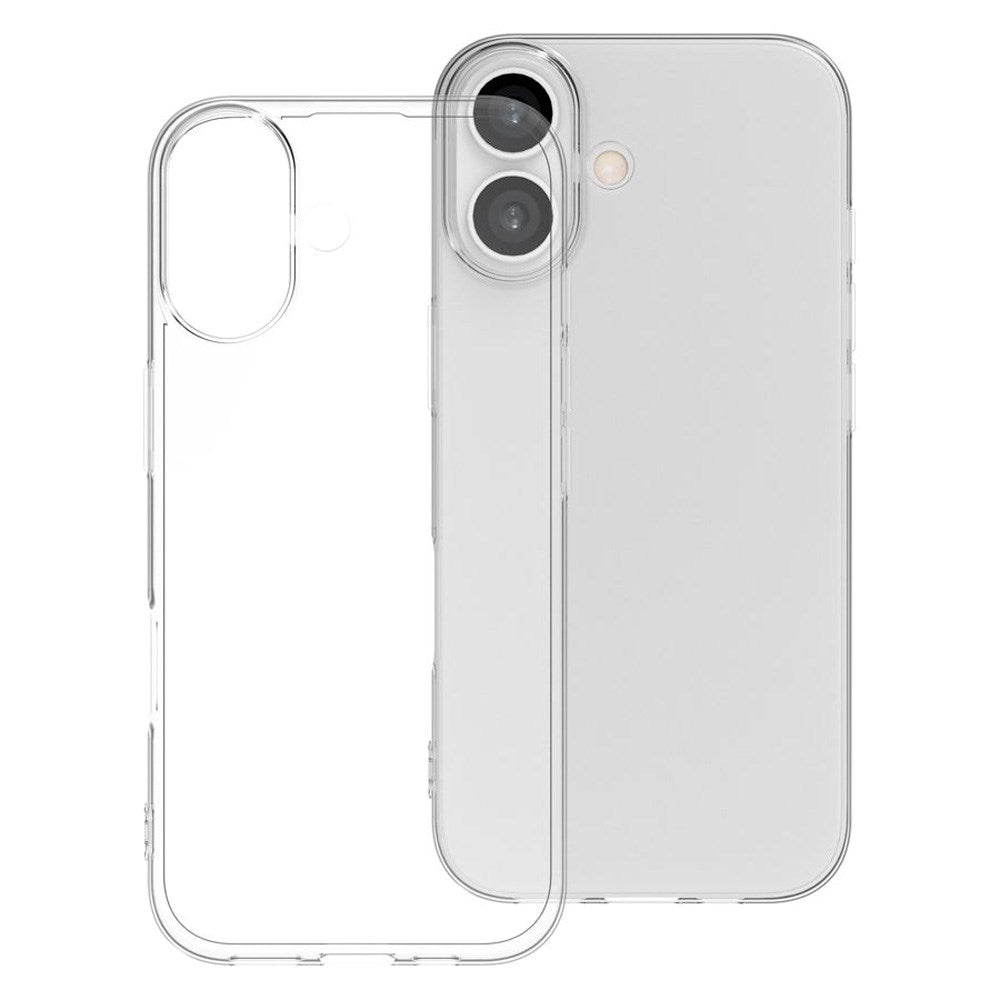 iPhone 17 Lippa Slim Fleksibelt Plast Deksel - Gjennomsiktig