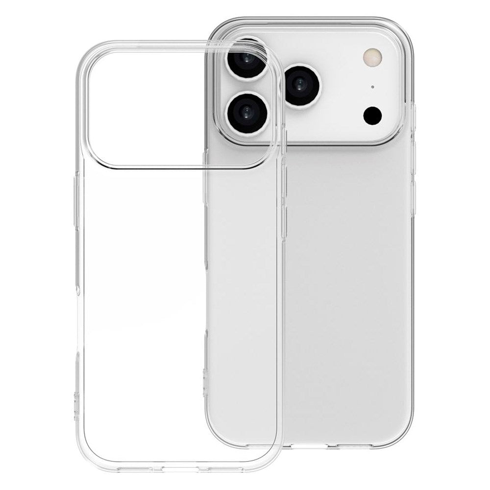 iPhone 17 Pro Lippa Slim Fleksibelt Plast Deksel - Gjennomsiktig