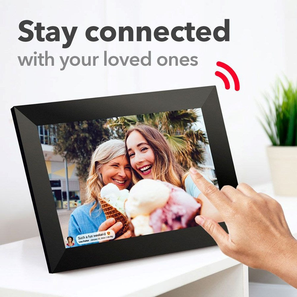 Lippa 15.6" Smart WiFi Frameo Fotoramme - Svart
