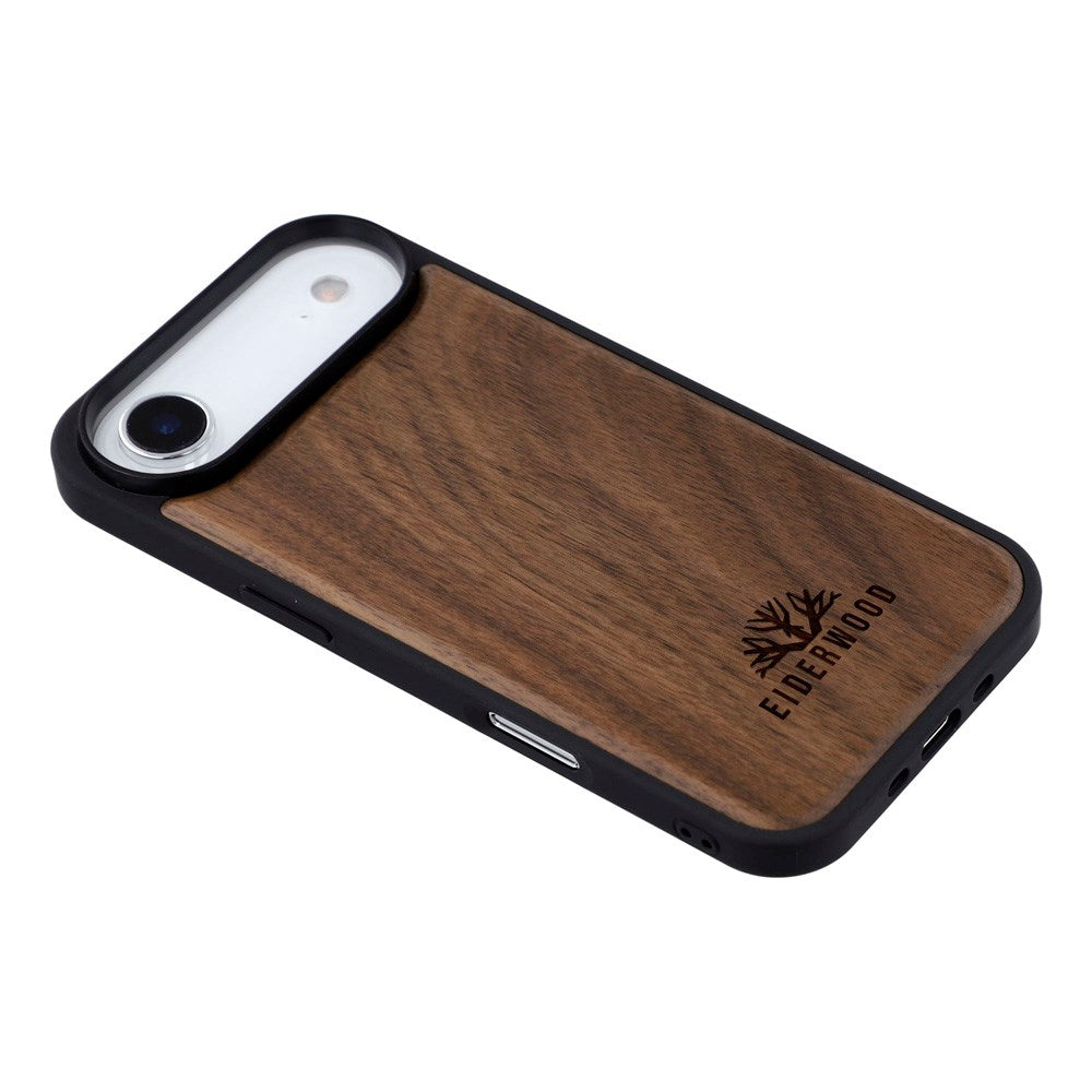 EIDERWOOD iPhone Air Magnetisk Tredeksel - MagSafe Kompatibel - Valnøtttre