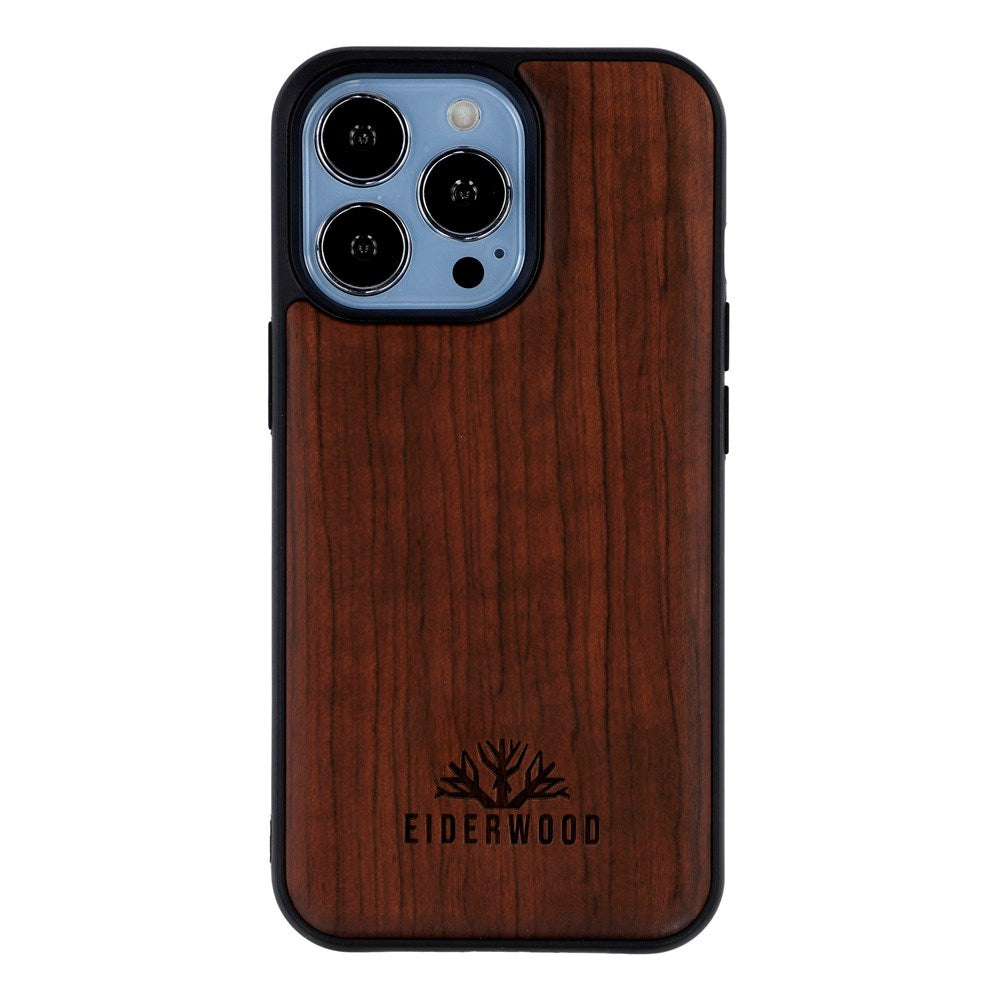 EIDERWOOD iPhone 13 Pro Magnetisk Tredeksel - MagSafe Kompatibel - Palisander