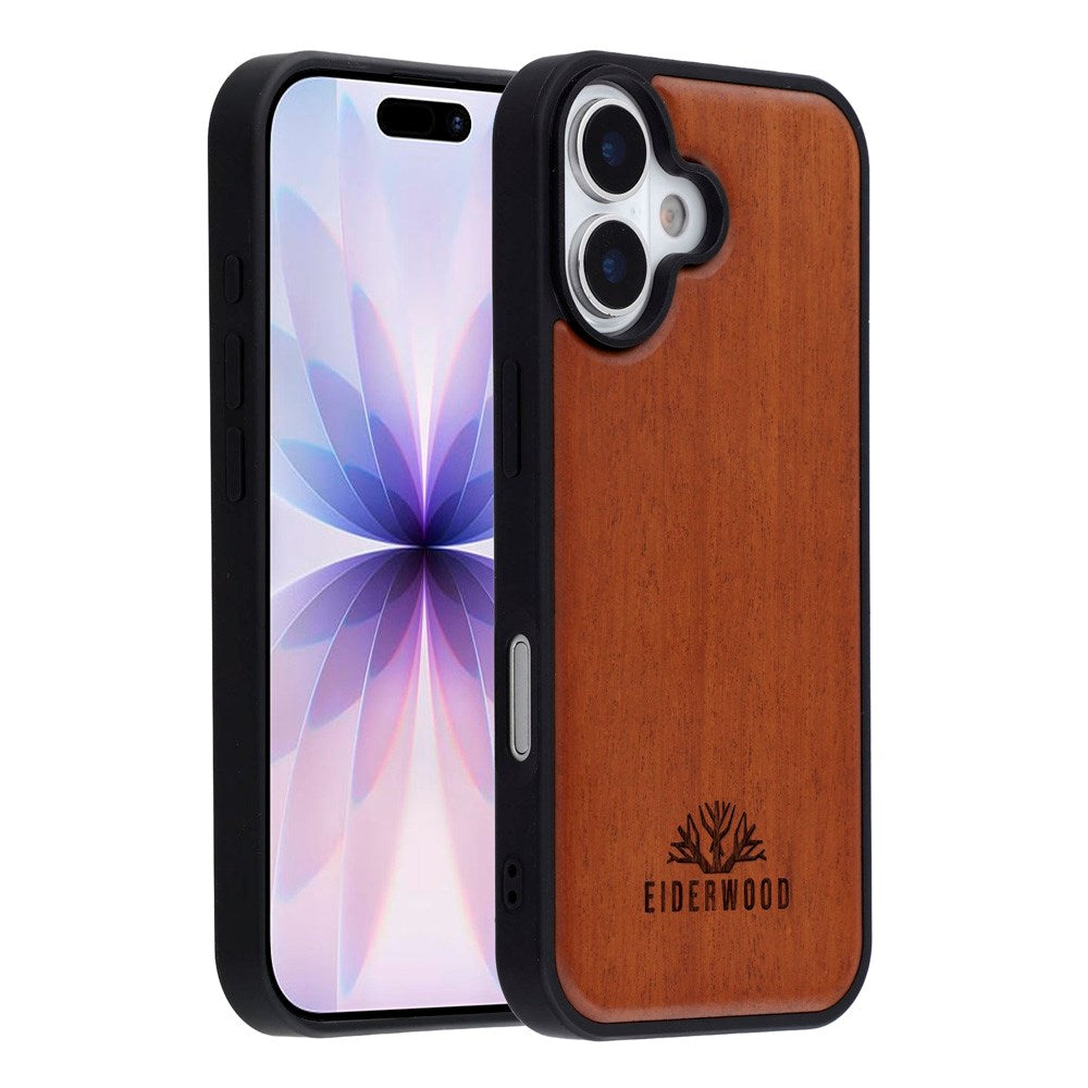 EIDERWOOD iPhone 17 Magnetisk Tredeksel - MagSafe Kompatibel - Palisander