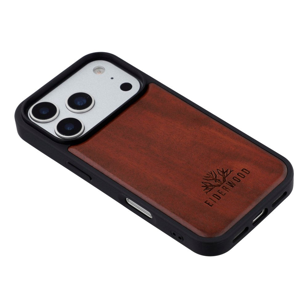 EIDERWOOD iPhone 17 Pro Max Magnetisk Tredeksel - MagSafe Kompatibel - Palisander