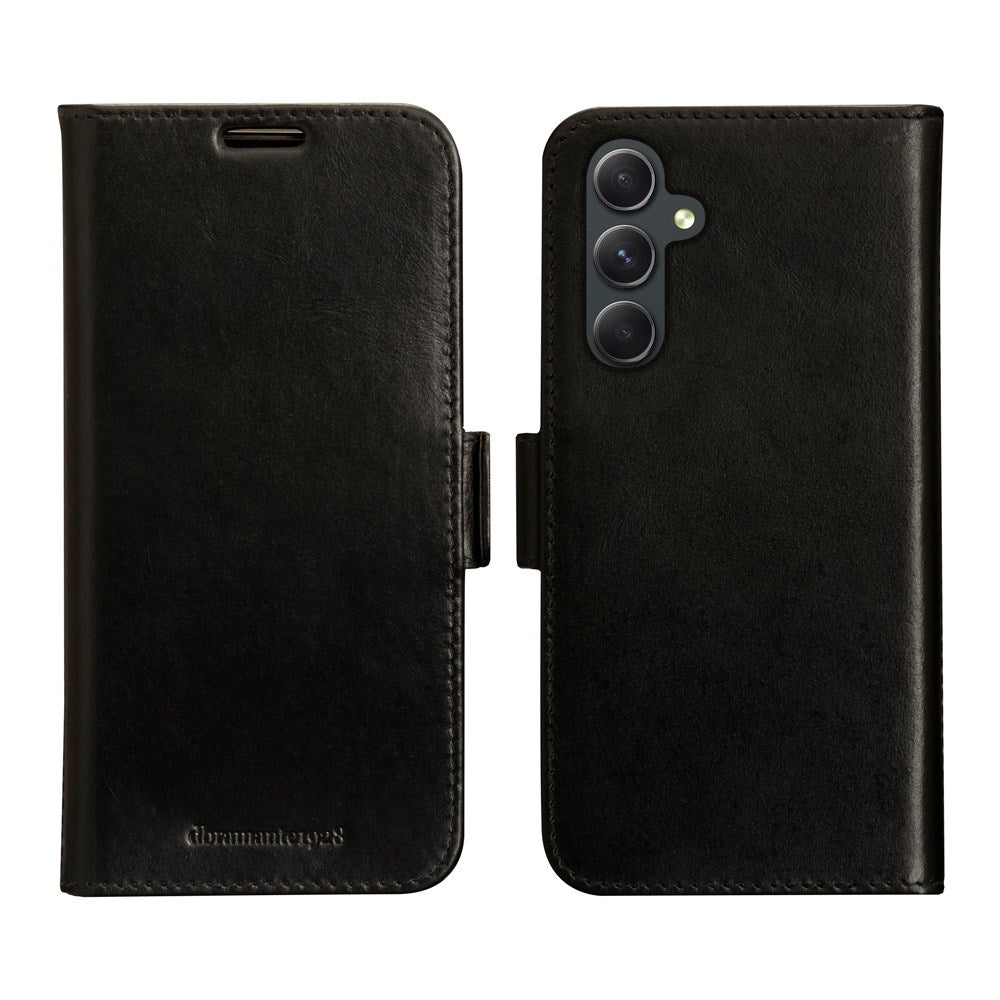 Samsung Galaxy A54 (5G) dbramante1928 Lynge 2-i-1 Ekte Skinn Flip Deksel - Black