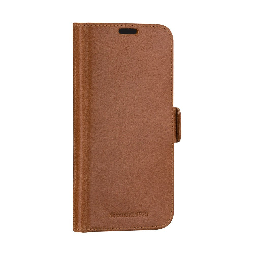 Samsung Galaxy A55 (5G) dbramante1928 Lynge 2-i-1 Ekte Skinn Flip Deksel - Tan