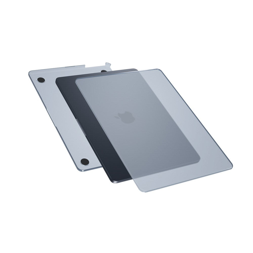 MacBook Air 13" M5/M4/M3/M2 (2026-2022) Epico Slim Shell - Matt Blå