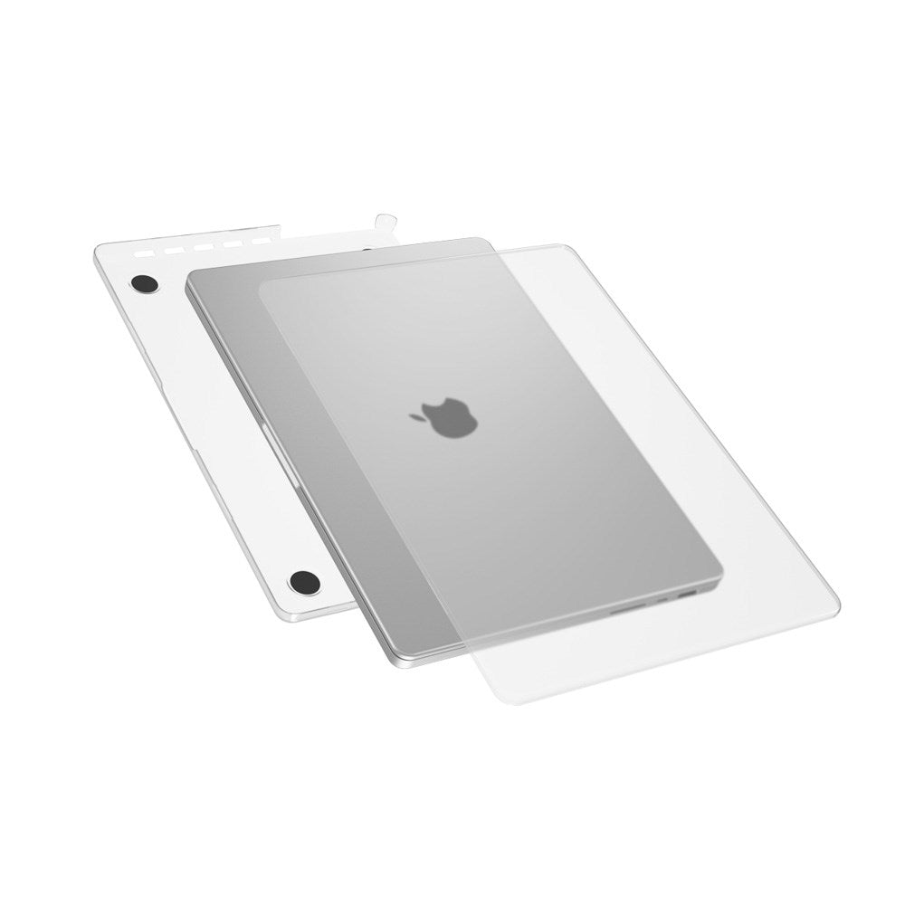 MacBook Pro 14" M5/M4/M3/M2/M1 (2026-2021) Epico Slim Shell - Matt Gjennomsiktig