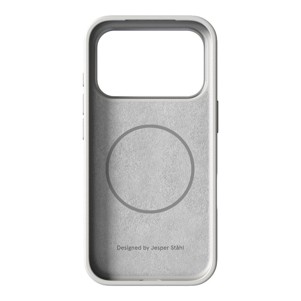 iPhone 18 Pro / 17 Pro Nudient Bold Case Deksel - MagSafe Kompatibel - Chalk White