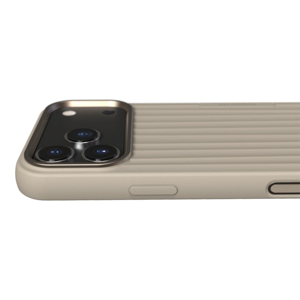 iPhone 18 Pro Max / 17 Pro Max Nudient Bold Case Deksel - MagSafe Kompatibel - Linen Beige