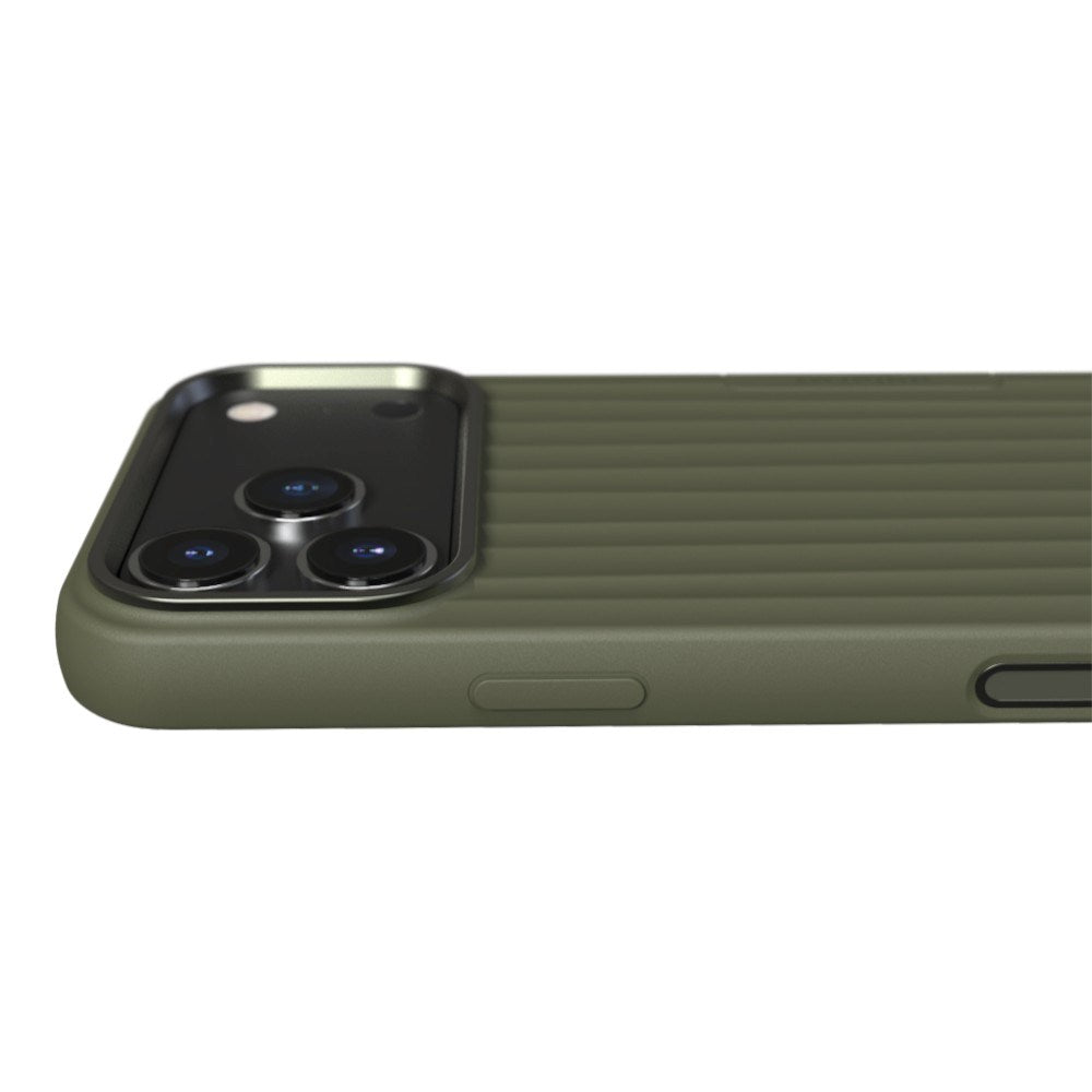 iPhone 18 Pro Max / 17 Pro Max Nudient Bold Case Deksel - MagSafe Kompatibel - Olive Green