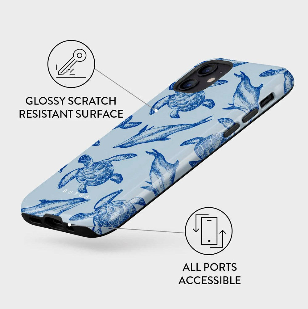 iPhone 12 / 12 Pro Burga Tough Fashion Deksel - MagSafe Kompatibel - Aquatic Dance
