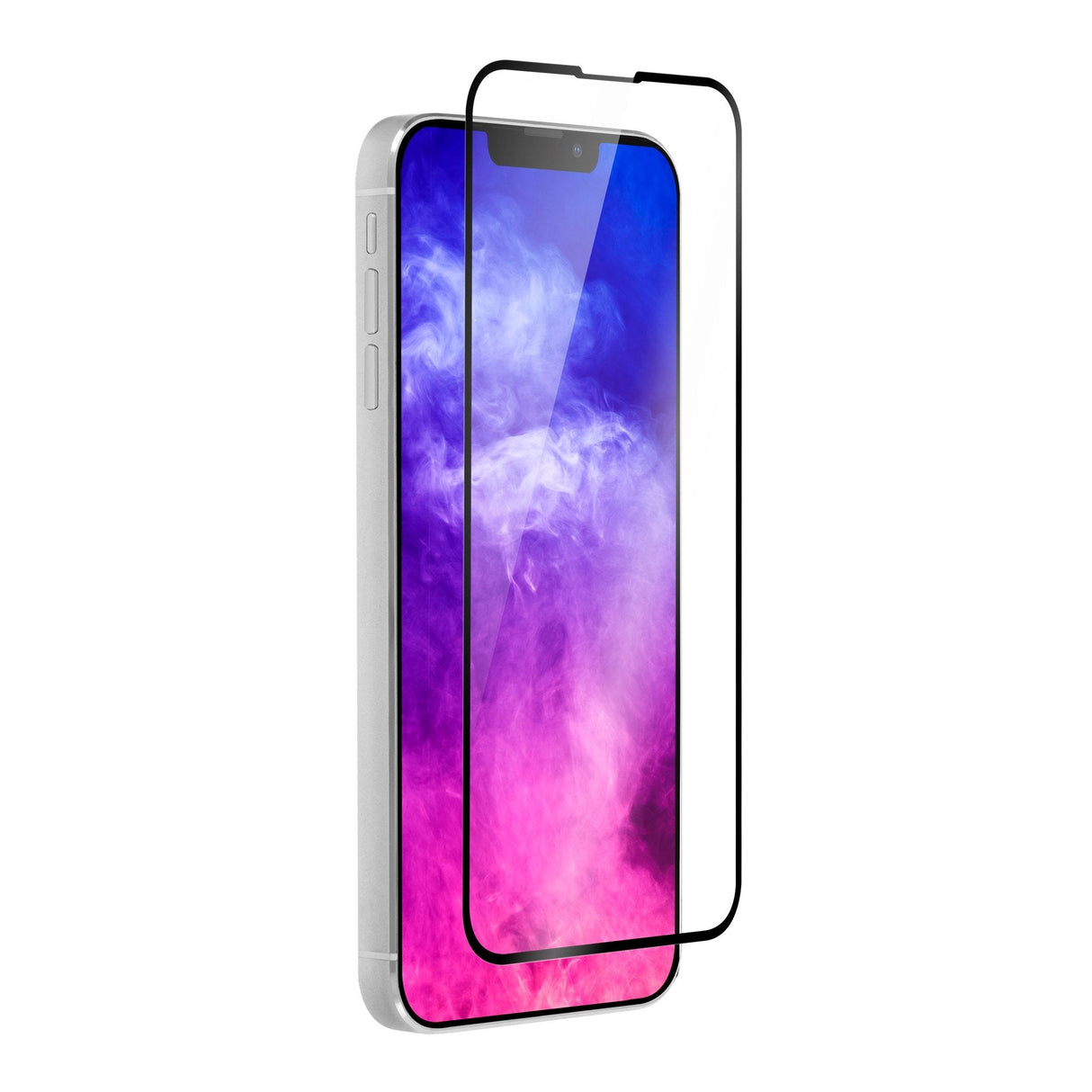 QDOS iPhone 13 Pro Max OptiGuard Curved Glass Skjermbeskytter - Case Friendly - Svart Kant