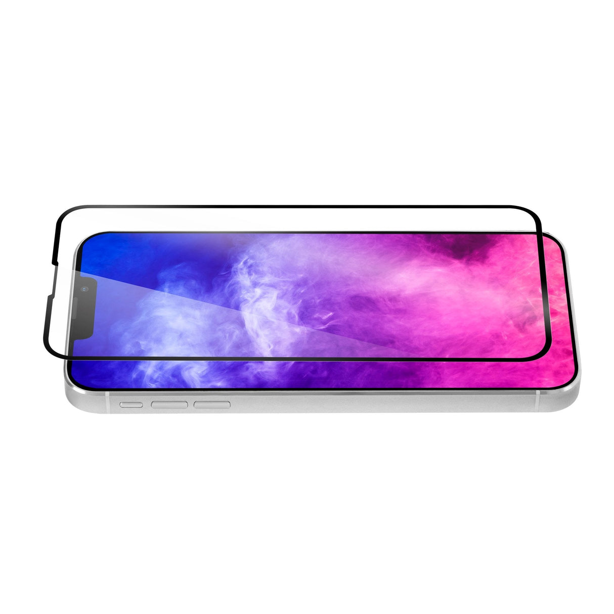QDOS iPhone 13 Pro Max OptiGuard Curved Glass Skjermbeskytter - Case Friendly - Svart Kant