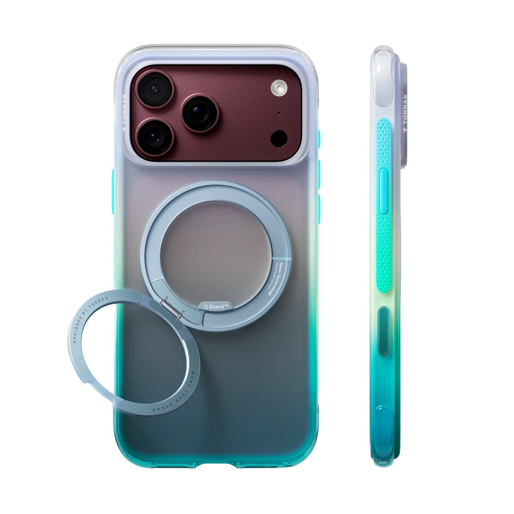 iPhone 18 Pro Max / 17 Pro Max TORRAS O3 Air Gradient Deksel - MagSafe Kompatibel - Alaska Aurora