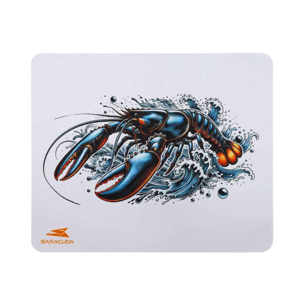 Baracuda LOBSTER M Gaming Musematte – 300 x 250 mm – Hvit