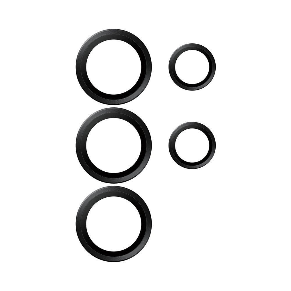Samsung Galaxy S26 Ultra PanzerGlass Ceramic Hoops Kameralinsebeskyttelse med Monteringsramme - Svart