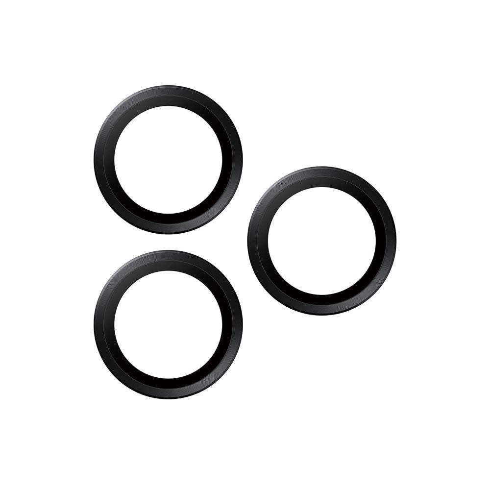 iPhone 18 Pro / Pro Max PanzerGlass Ceramic Hoops Kameralinsebeskyttelse med Monteringsramme - Svart