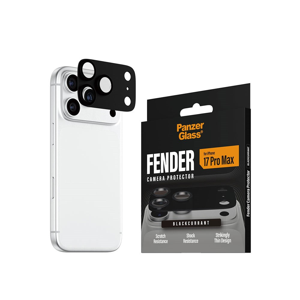 iPhone 17 Pro PanzerGlass FENDER Kameralinsebeskyttelse - Black