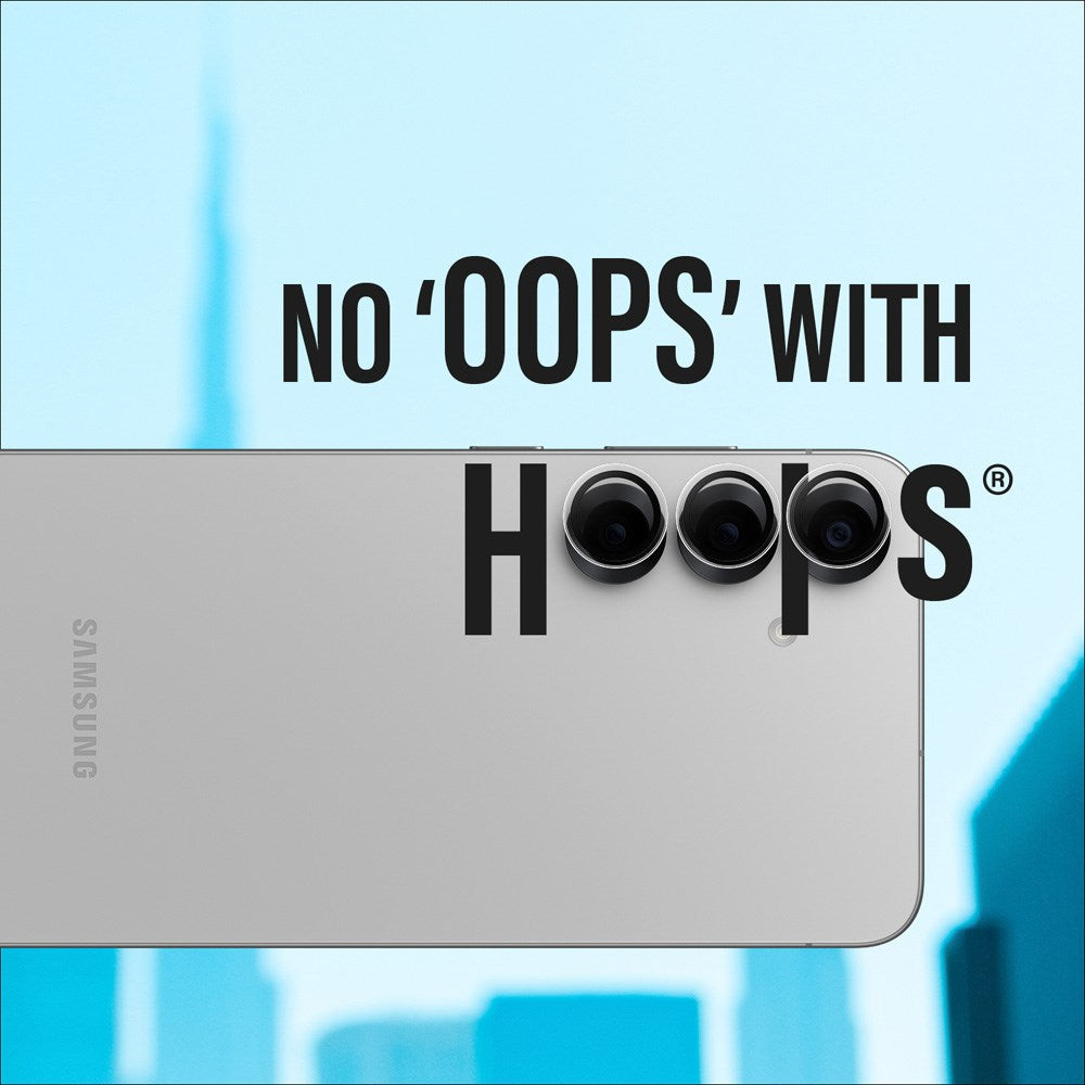 Samsung Galaxy S25+ (Plus) PanzerGlass Hoops - Kamerabeskyttelse - Gjennomsiktig