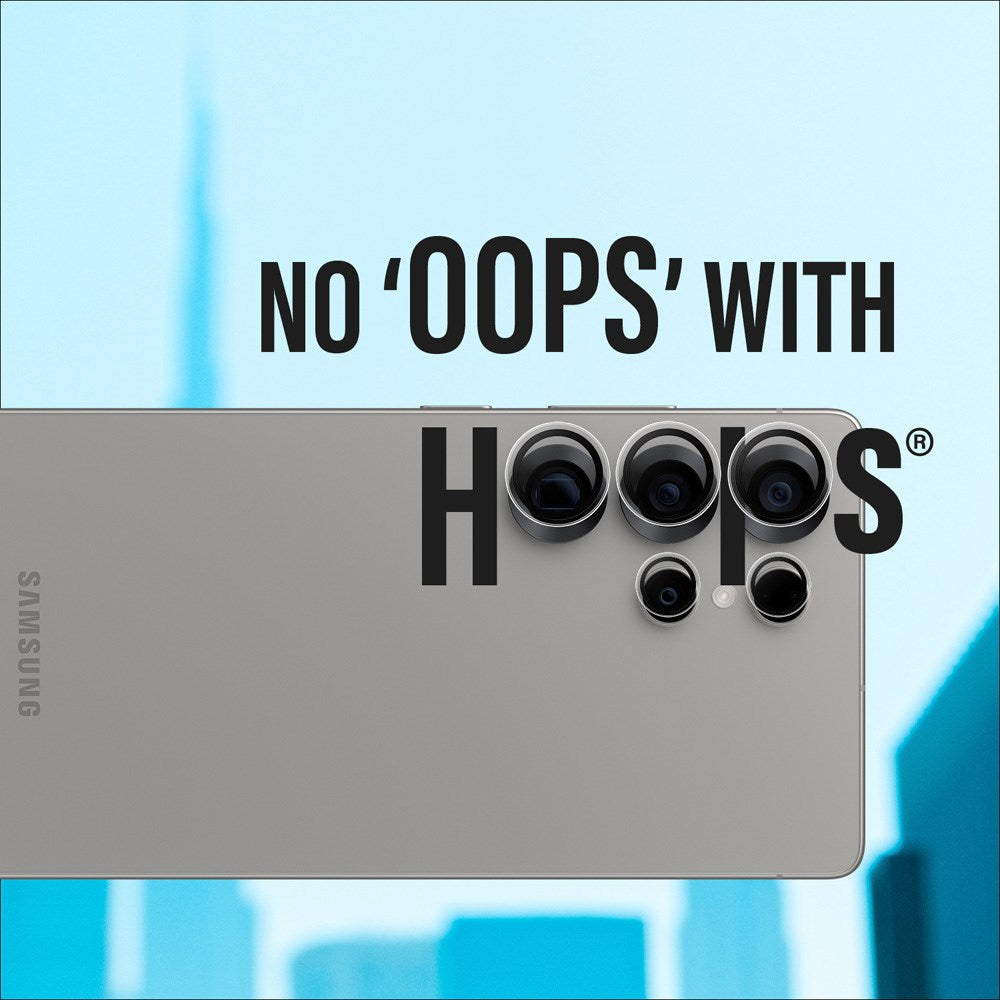 Samsung Galaxy S25 Ultra PanzerGlass Hoops - Kamerabeskyttelse - Gjennomsiktig