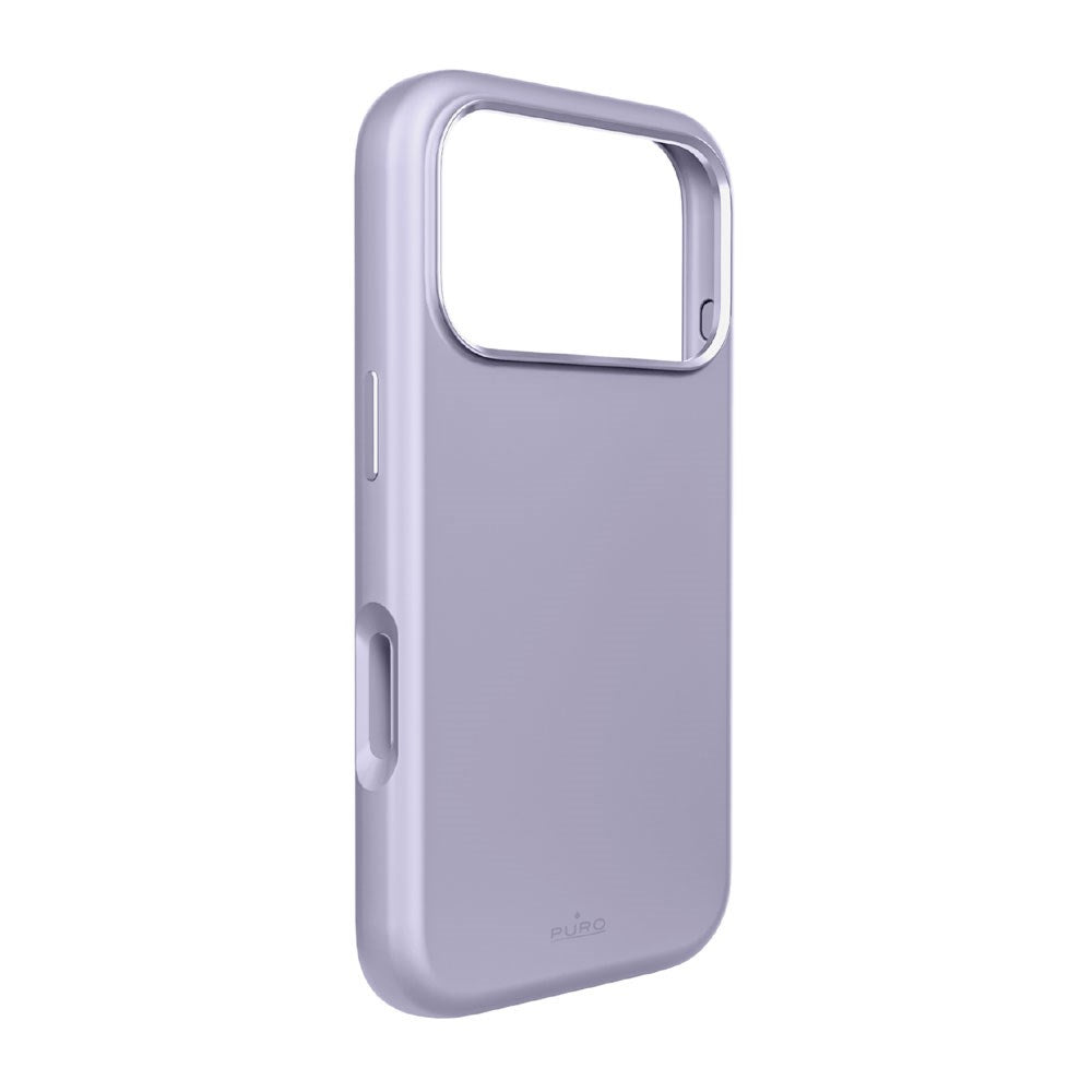 iPhone 17 Pro PURO ICON MAG PRO Silikon Deksel – MagSafe Kompatibelt – Lilla