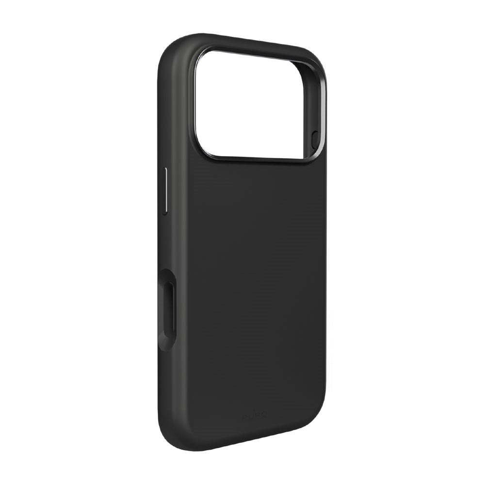 iPhone 17 Pro Max PURO ICON MAG PRO Silikon Deksel – MagSafe Kompatibelt – Svart