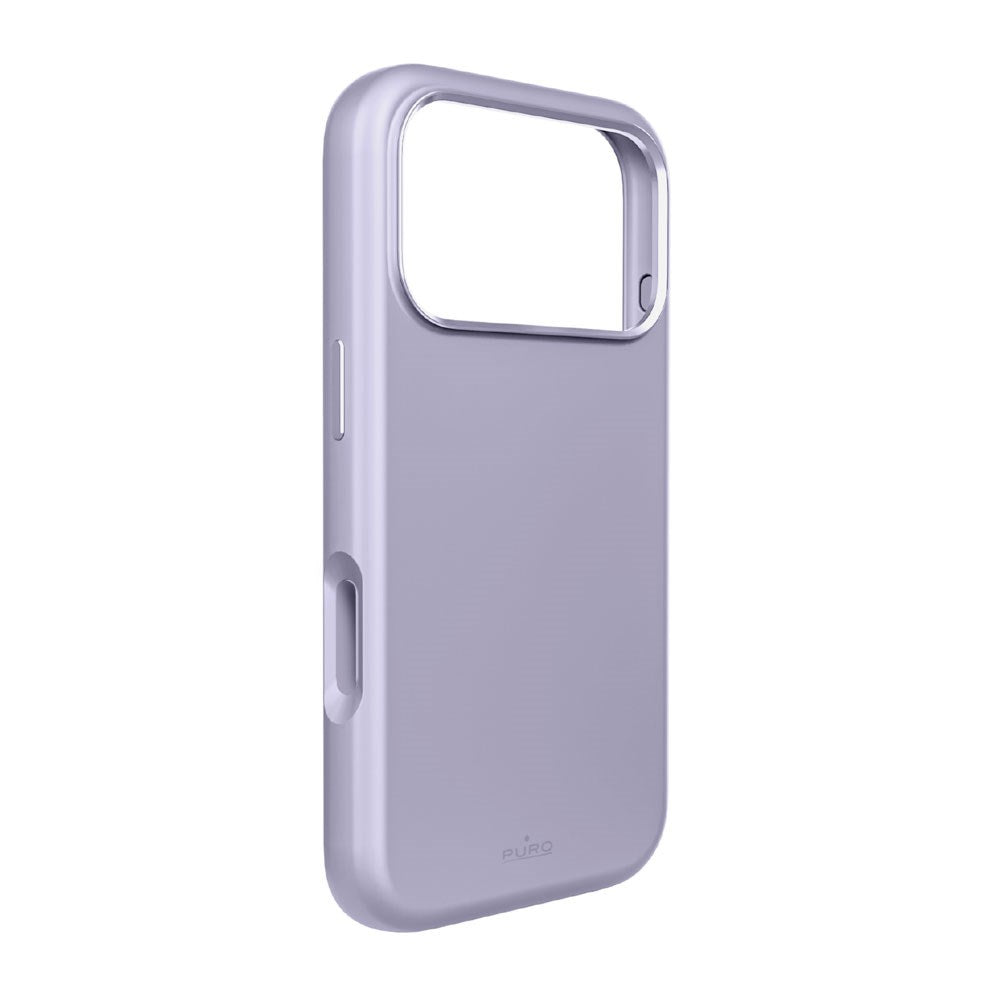 iPhone 17 Pro Max PURO ICON MAG PRO Silikon Deksel – MagSafe Kompatibelt – Lilla