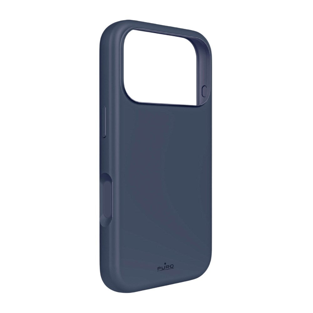 iPhone 18 Pro PURO ICON MAG Silikon Deksel - MagSafe Kompatibel - Blå