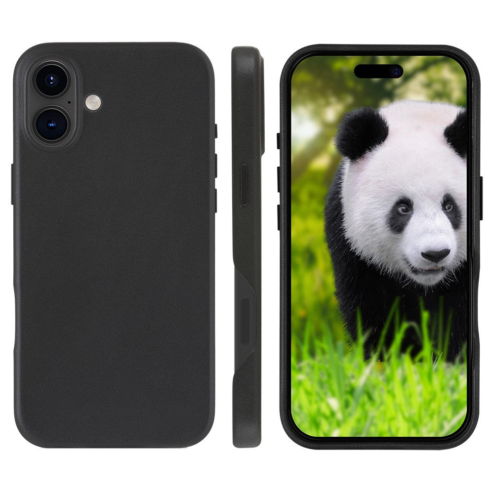 Dbramante1928 iPhone 16 Plus Roskilde Deksel - 100 % Ekte Skinn - MagSafe-Kompatibel - Svart